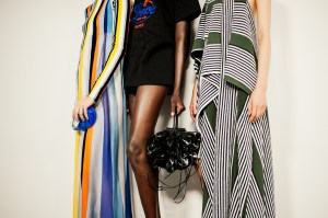 Backstage at Loewe Spring 2026 Ready-to-Wear Collection at Paris Fashion Week