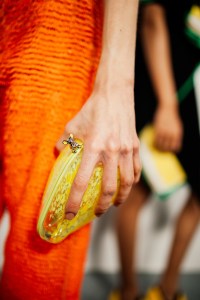 Backstage at Loewe Spring 2026 Ready-to-Wear Collection at Paris Fashion Week