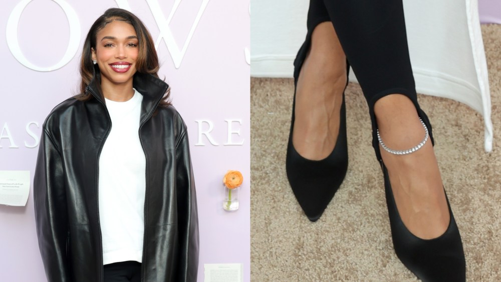 Lori Harvey attends Raising Brows Live hosted by Anastasia Soare, Founder & CEO of Anastasia Beverly Hills, and Oprah Winfrey at the Wilshire Ebell Theatre on Thursday in Los Angeles, California.