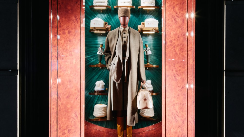 A look at the Loro Piana x Bergdorf Goodman window collaboration.