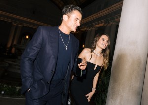 Orlando Bloom and Charlotte Lawrence