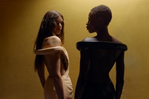 Backstage at Mugler Spring 2026 Ready-to-Wear Collection at Paris Fashion Week