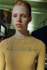 Backstage at Mugler Spring 2026 Ready-to-Wear Collection at Paris Fashion Week