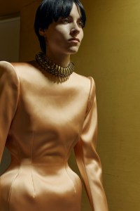 Backstage at Mugler Spring 2026 Ready-to-Wear Collection at Paris Fashion Week