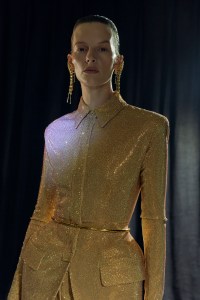 Backstage at Mugler Spring 2026 Ready-to-Wear Collection at Paris Fashion Week