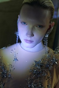 Backstage at Mugler Spring 2026 Ready-to-Wear Collection at Paris Fashion Week