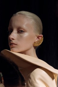 Backstage at Mugler Spring 2026 Ready-to-Wear Collection at Paris Fashion Week