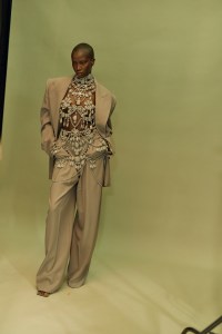 Backstage at Mugler Spring 2026 Ready-to-Wear Collection at Paris Fashion Week