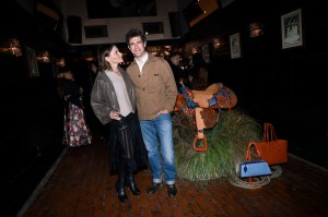 Tess Sanchez and Max Greenfield
