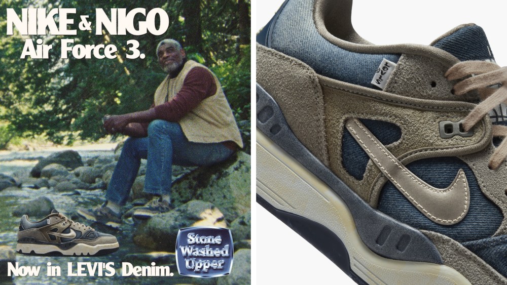 Nigo Levi's Nike Air Force 3 sneakers collaboration