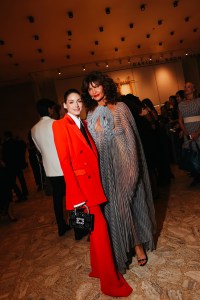 Olivia Palermo and Helena Christensen