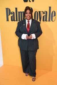 Amber Chardae Robinson at Apple TV's "Palm Royale" Season 2 Celebration held at The Sun Rose on October 21, 2025 in West Hollywood, California.