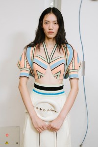 Backstage at Rabanne Spring 2026 Ready-to-Wear Collection at Paris Fashion Week
