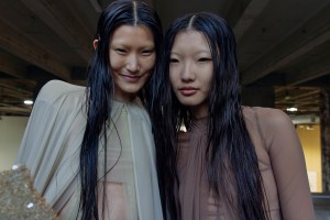 Backstage at Rick Owens Spring 2026 Ready-to-Wear Collection at Paris Fashion Week