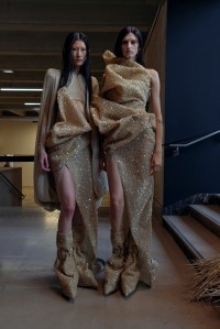 Backstage at Rick Owens Spring 2026 Ready-to-Wear Collection at Paris Fashion Week