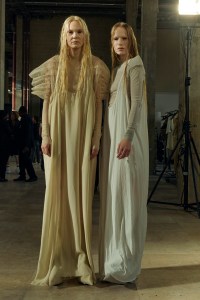 Backstage at Rick Owens Spring 2026 Ready-to-Wear Collection at Paris Fashion Week