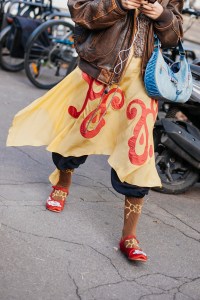 Shoes street style at Paris Fashion Week Spring 2026