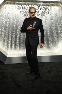 Jeff Goldblum at Swarovski Masters of Light Opening Celebration on October 28, 2025 in Los Angeles, California.