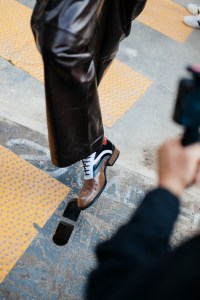 Shoes street style at Paris Fashion Week Spring 2026