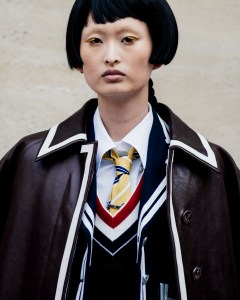 Backstage at Thom Browne Spring 2026 Ready-to-Wear Collection at Paris Fashion Week