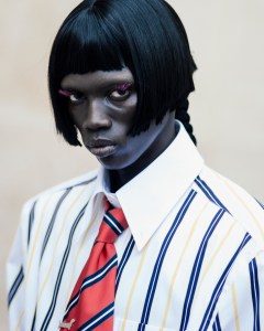 Backstage at Thom Browne Spring 2026 Ready-to-Wear Collection at Paris Fashion Week