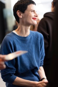 Backstage at Tom Ford Spring 2026 Ready-to-Wear Collection at Paris Fashion Week