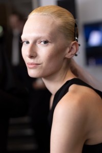 Backstage at Tom Ford Spring 2026 Ready-to-Wear Collection at Paris Fashion Week
