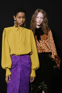 Backstage at Valentino Spring 2026 Ready-to-Wear Collection  at Paris Fashion Week