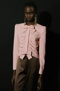 Backstage at Valentino Spring 2026 Ready-to-Wear Collection  at Paris Fashion Week