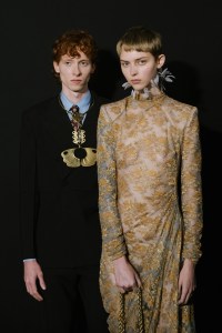 Backstage at Valentino Spring 2026 Ready-to-Wear Collection  at Paris Fashion Week