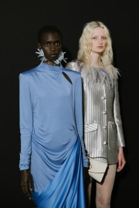 Backstage at Valentino Spring 2026 Ready-to-Wear Collection  at Paris Fashion Week