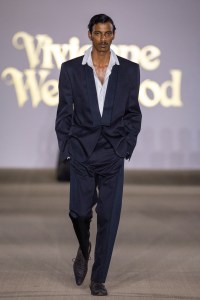 A look from Vivienne Westwood x Art of Heritage Spring 2026 at Riyadh Fashion Week.
