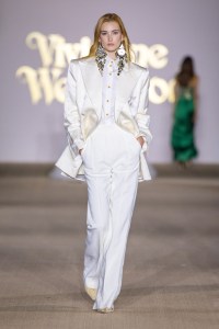 A look from Vivienne Westwood x Art of Heritage Spring 2026 at Riyadh Fashion Week.