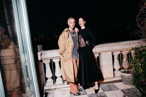 CT Hedden and Coco Rocha at WWD115 Newsmaker Cocktail at Nine Orchard on October 27, 2025 in New York, New York.
