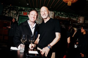 Christian Juul Nielsen and Guest at WWD115 Newsmaker Cocktail at Nine Orchard on October 27, 2025 in New York, New York.