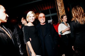 Amanda Smith and Michael Kors at WWD115 Newsmaker Cocktail at Nine Orchard on October 27, 2025 in New York, New York.