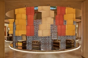 The atrium at LV The Place in Seoul