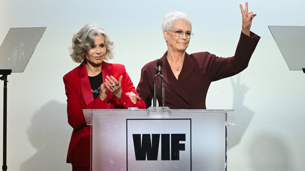 Jane Fonda and Jamie Lee Curtis