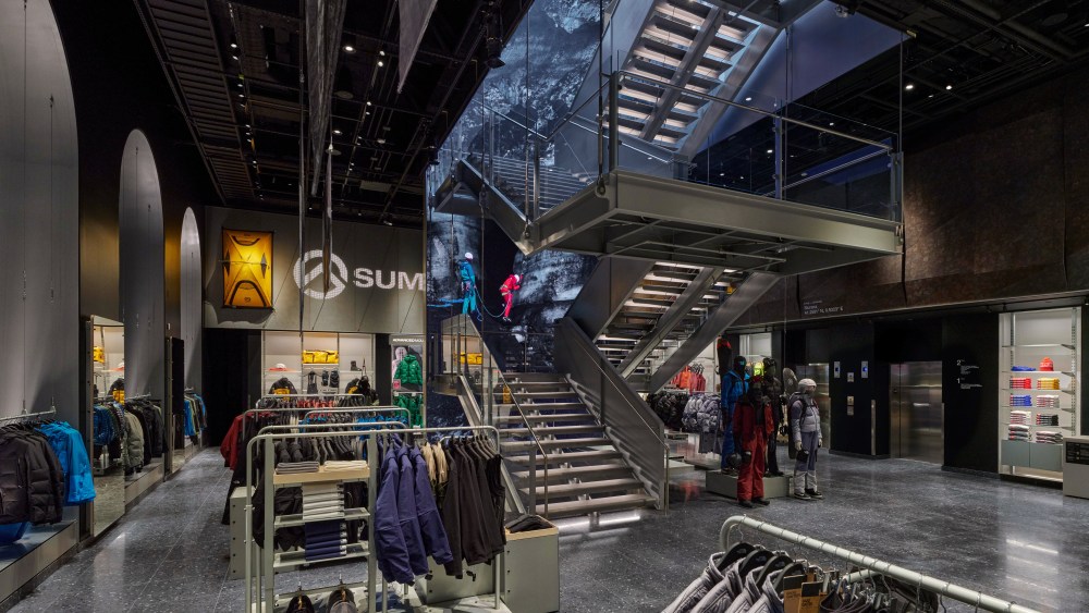 The new North Face store on Fifth Avenue and 43rd Street.