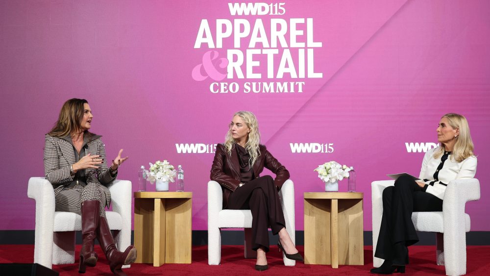 Veronica Miele Beard and Veronica Swanson Beard with WWD's Lisa Lockwood.
