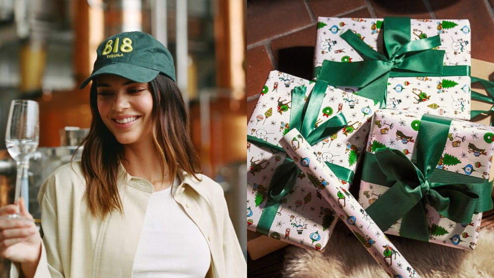 Kendall Jenner introduces 818 Tequila's Holiday Surprise Box.