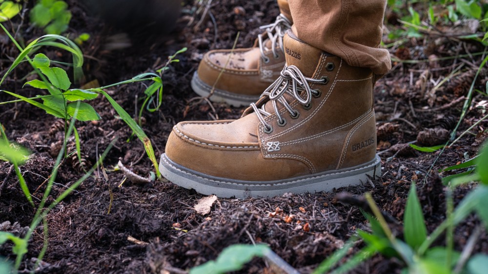 Brazos men's Wyatt Composite Toe Work Boots