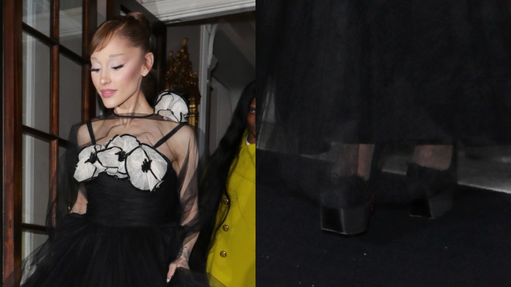 Ariana Grande in London on Nov. 10, 2025.