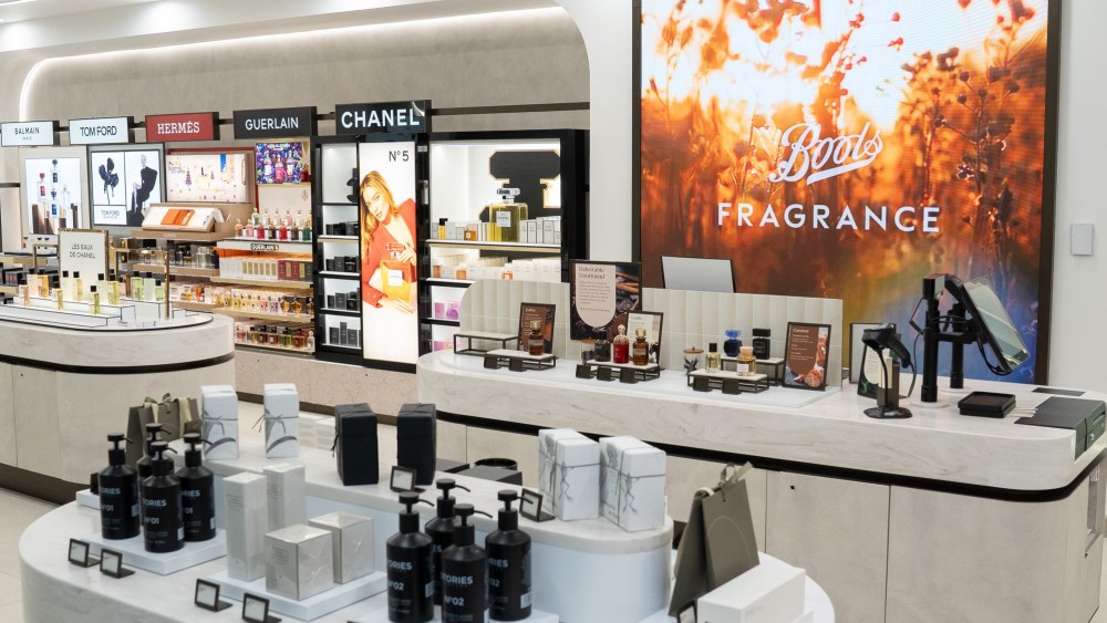 A look inside the new Boots Fragrance standalone store in London.