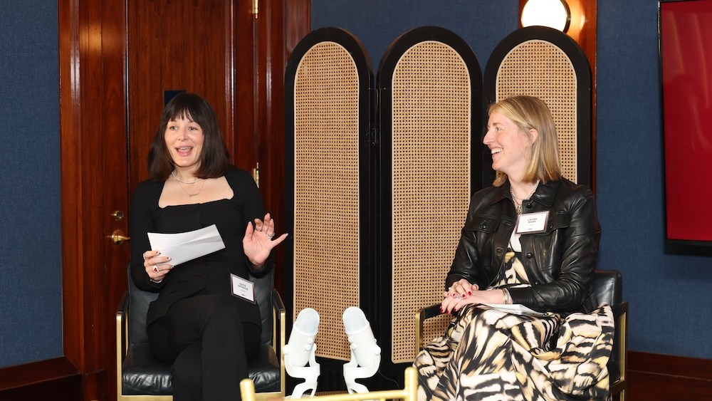 From left: Katie Grissom, global head of retail at Nuveen, and Laura Barr, Americas retail leader, CBRE.