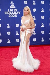 Elena Rose at the 26th Annual Latin GRAMMY Awards held at the MGM Grand Garden Arena on November 13, 2025 in Las Vegas, Nevada.
