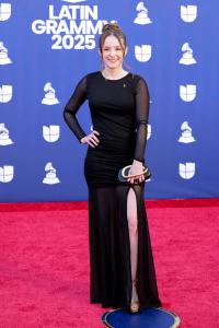 Natalia Ramírez at the 26th Annual Latin GRAMMY Awards held at the MGM Grand Garden Arena on November 13, 2025 in Las Vegas, Nevada.