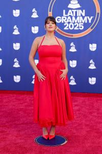 Camilú at the 26th Annual Latin GRAMMY Awards held at the MGM Grand Garden Arena on November 13, 2025 in Las Vegas, Nevada.