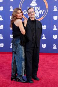 Jo Champa and Disco Bambino at the 26th Annual Latin GRAMMY Awards held at the MGM Grand Garden Arena on November 13, 2025 in Las Vegas, Nevada.
