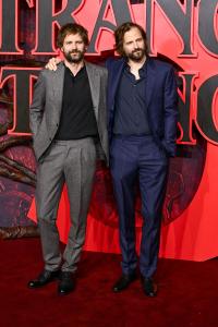 Ross Duffer and Matt Duffer at Netflix's "Stranger Things 5" UK Special Screening held at Odeon Luxe Leicester Square on November 13, 2025 in London, England.
